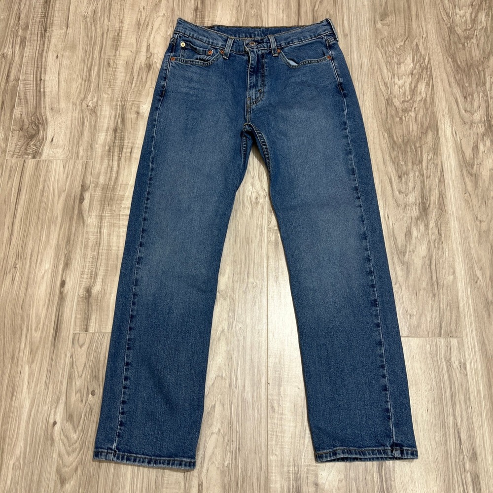 Levi's 514 Straight Fit Jeans Men's 31x30 Medium Wash Blue Denim